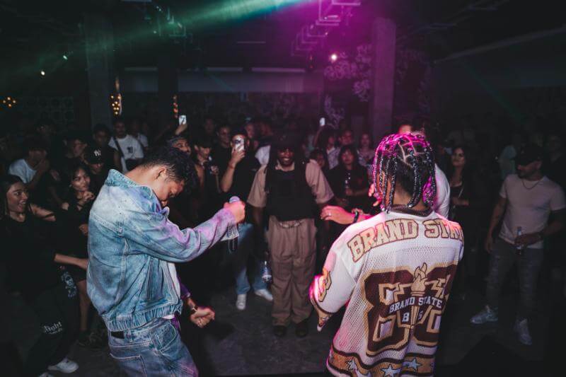 Crowd at a music festival